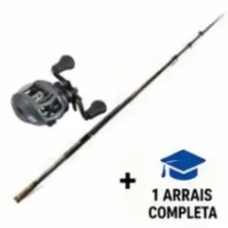 Carretilha + vara; 1 Arrais Completa